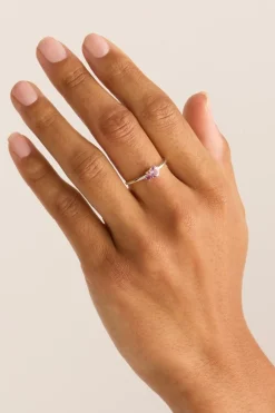 MAGIC OF US RING | OCTOBER (PINK TOURMALINE/STERLING SILVER)