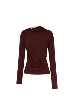 MAI LONG SLEEVE TOP (ALMANDINE)