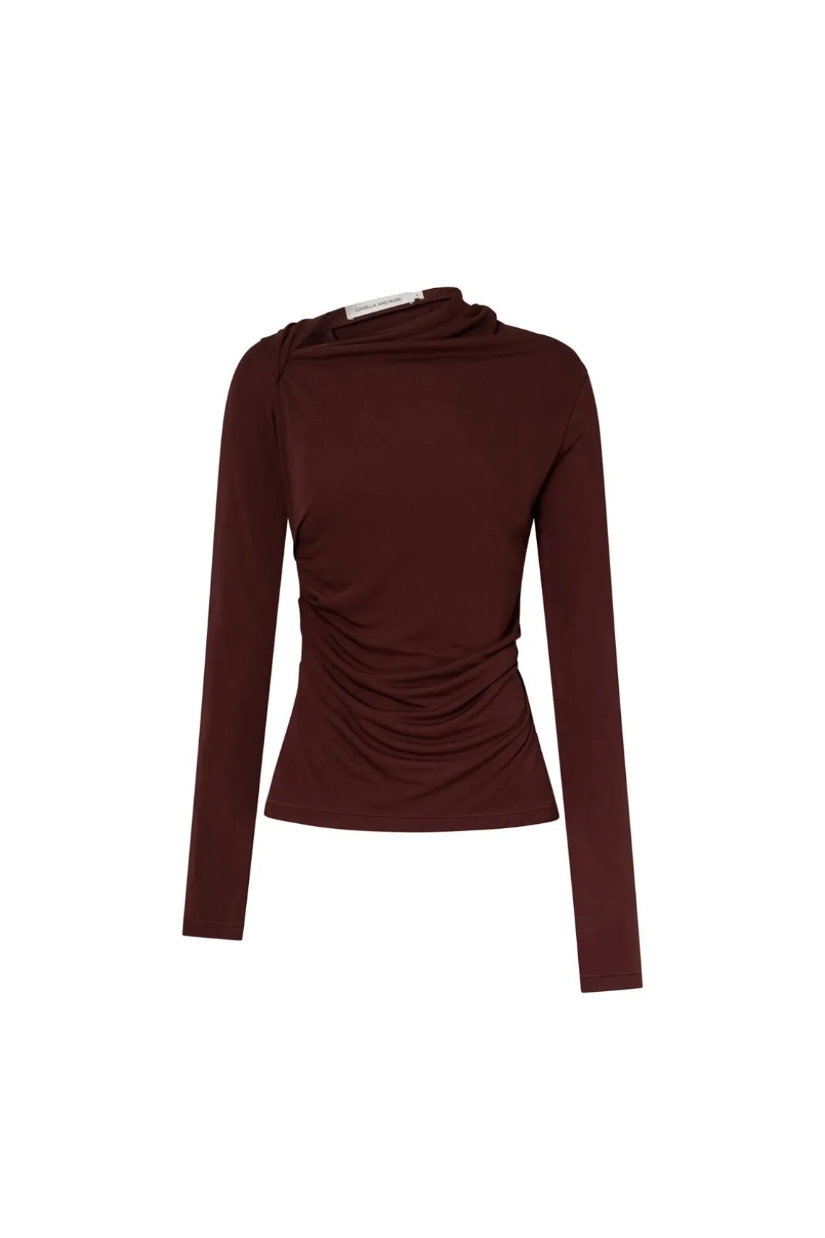 MAI LONG SLEEVE TOP (ALMANDINE)