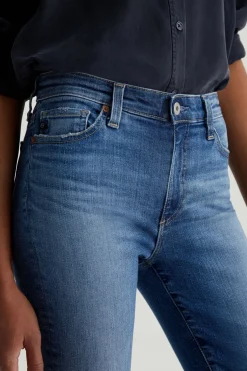 MARI MID RISE SLIM STRAIGHT JEAN (OCEANSIDE)