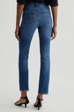 MARI MID RISE SLIM STRAIGHT JEAN (OCEANSIDE)
