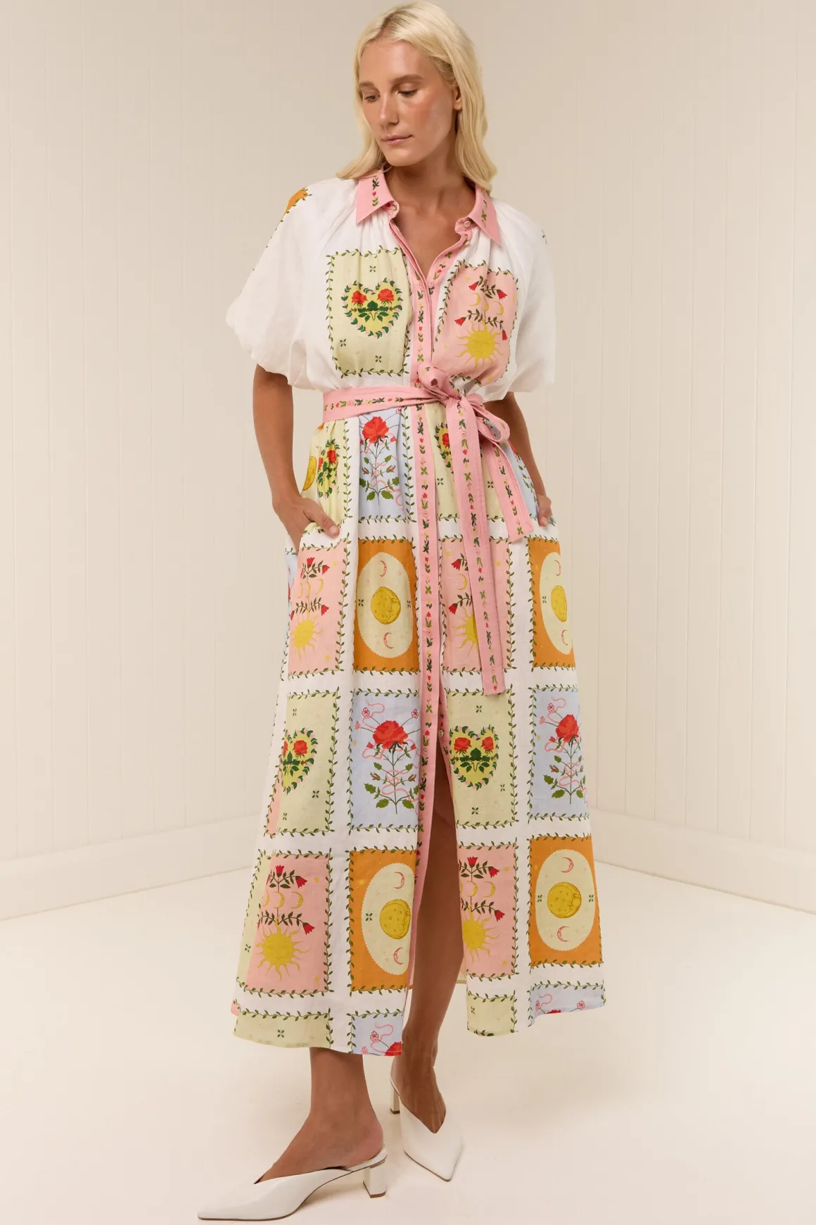 MARLA DRESS (SIESTA TILE) | PRE ORDER