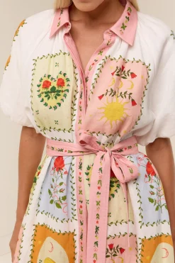 MARLA DRESS (SIESTA TILE) | PRE ORDER