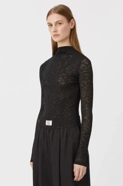 MATINEE LONG SLEEVE TOP (BLACK)