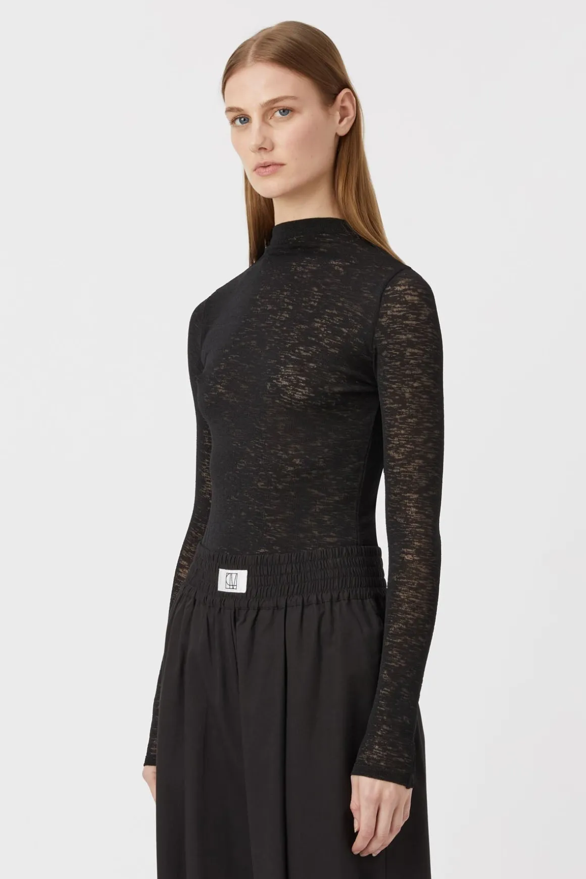 MATINEE LONG SLEEVE TOP (BLACK)