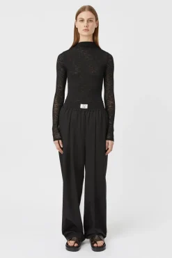MATINEE LONG SLEEVE TOP (BLACK)