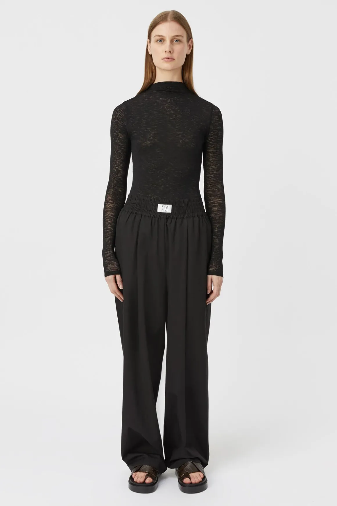 MATINEE LONG SLEEVE TOP (BLACK)