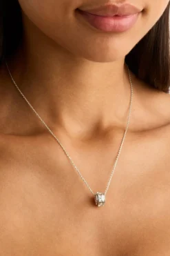 NO RAIN, NO FLOWERS SPINNING MEDITATION NECKLACE (STERLING SILVER)