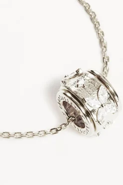 NO RAIN, NO FLOWERS SPINNING MEDITATION NECKLACE (STERLING SILVER)