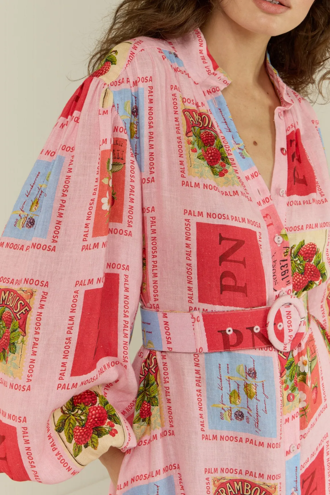 NODDY DRESS (STRAWBERRY STAMP)