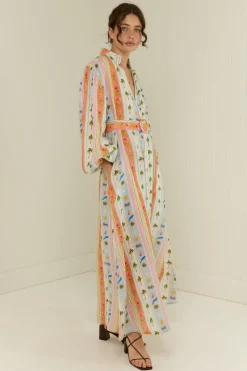 NODDY DRESS (TROPICAL STRIPE) | PRE ORDER