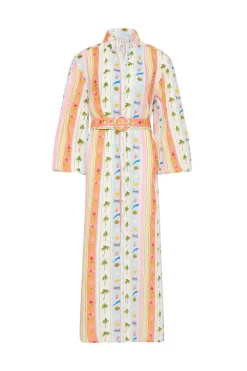 NODDY DRESS (TROPICAL STRIPE) | PRE ORDER
