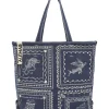 OCEANE SHOPPER TOTE (BLUE)