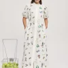 PLAY EMBROIDERED SHIRTDRESS (CREAM)