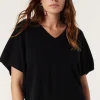 PURE CASHMERE RELAXED TOP (BLACK)