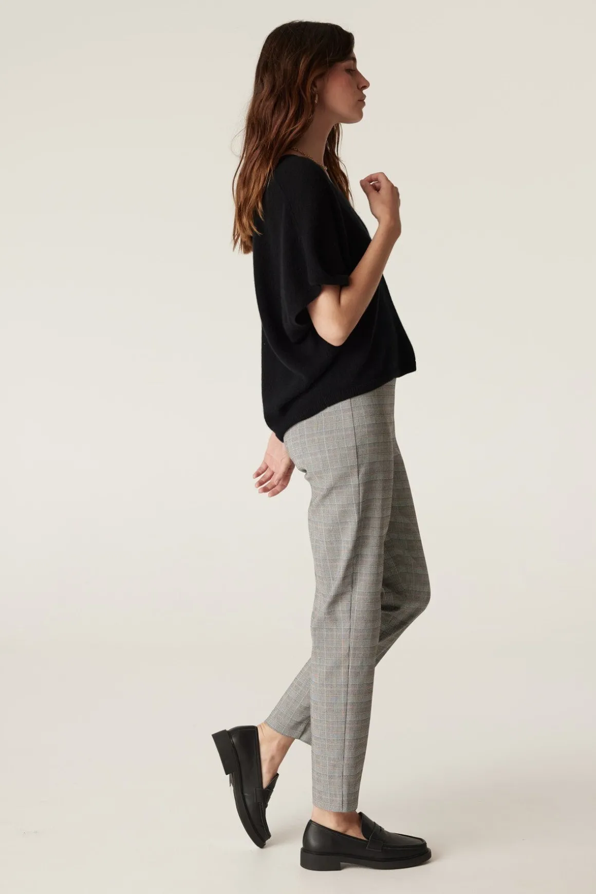 PURE CASHMERE RELAXED TOP (BLACK)