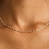 18" LINK CHAIN NECKLACE (STERLING SILVER)