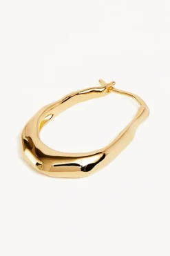 RADIANT ENERGY LARGE HOOPS (18K GOLD VERMEIL)