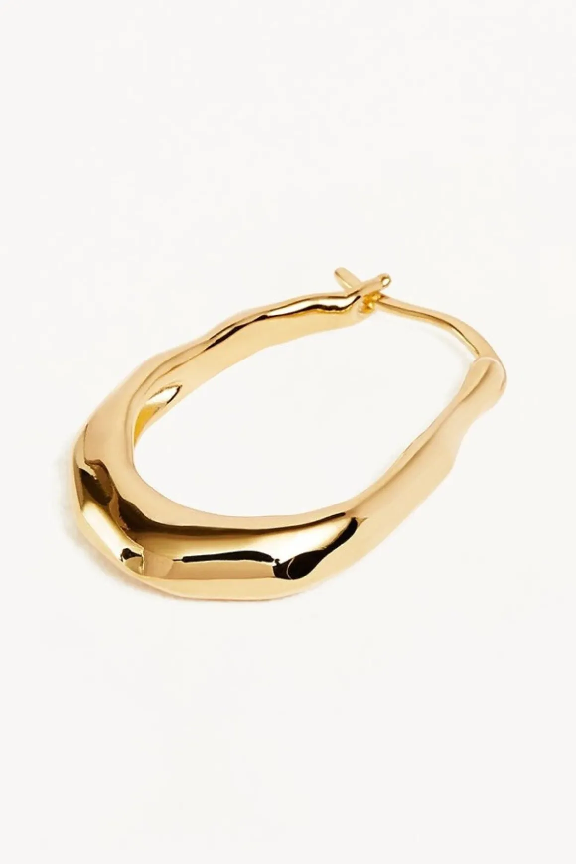 RADIANT ENERGY LARGE HOOPS (18K GOLD VERMEIL)