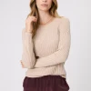 REIGN LONG SLEEVE KNIT (WHEAT)