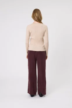 REIGN LONG SLEEVE KNIT (WHEAT)