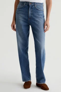 RIAN HIGH-RISE STRAIGHT DENIM JEAN (16 YEAR SOVEREIGN)