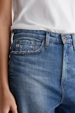 RIAN HIGH-RISE STRAIGHT DENIM JEAN (16 YEAR SOVEREIGN)