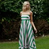 RUE DRESS (BABY/FOREST STRIPE)
