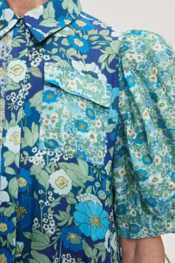 SACHA SHIRTDRESS (BLUE) | PRE ORDER