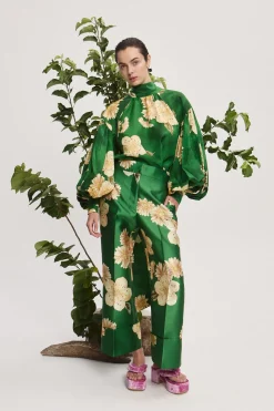 SAGE SILK SHIRT (GREEN)