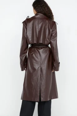 SCYLLA TERNCH COAT (BURGANDY)
