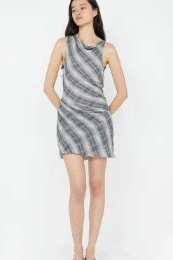 SEANNA MINI DRESS (STORM CHECK)