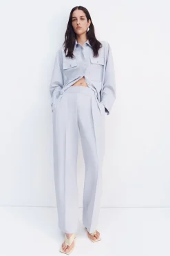 SIMMONS DOUBLE WAISTBAND PANT (GLACIAL BLUE)