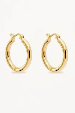 SUNRISE LARGE HOOPS (18K GOLD VERMEIL)