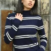 SWEATER THAN YOU JUMPER (NAVY STRIPE)