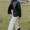 TALEI QUILT BOMBER (BLACK)