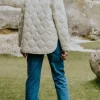 TALEI QUILT BOMBER (CREAM)