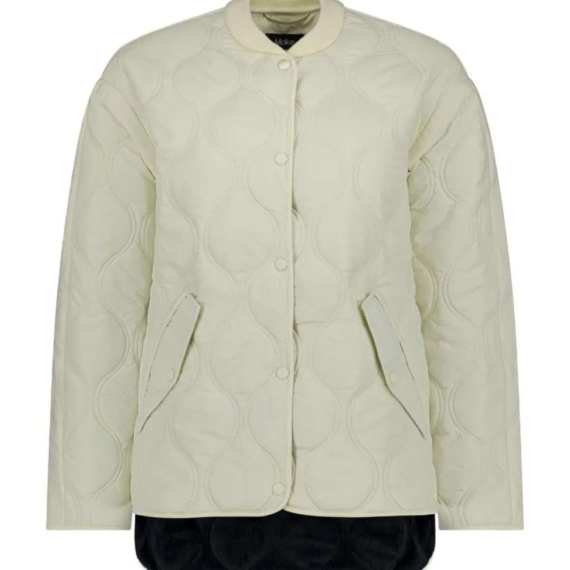 TALEI QUILT BOMBER (CREAM)