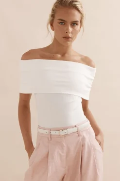 TANGO TOP (WHITE RIB)