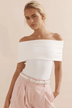 TANGO TOP (WHITE RIB)