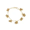TEAM SPIRIT DAISY CHAIN BRACELET (GOLD)