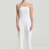 THE ALMA BANDEAU TOP (WHITE)