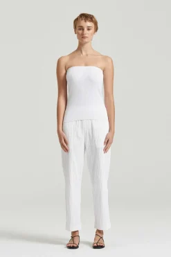 THE ALMA BANDEAU TOP (WHITE)