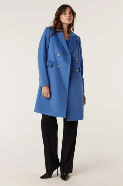 WINDSOR WOOL COAT (SKY BLUE)