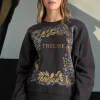 WREATH MY MIND SWEATSHIRT (BLACK/BRONZE)