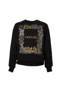 WREATH MY MIND SWEATSHIRT (BLACK/BRONZE)